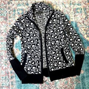 Leopard Knit Jacket